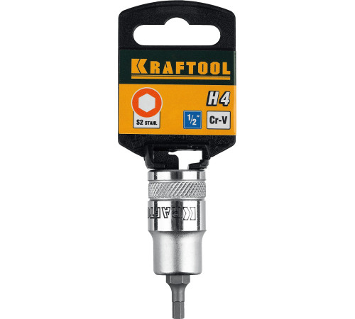 KRAFTOOL HEX, 1/2″, Н4, торцовая бита-головка (27908-04) купить в Сочи KRAFTOOL HEX, 1/2″, Н4, торцовая бита-головка (27908-04) купить в Сочи