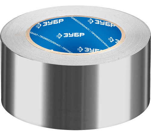 ЗУБР 50 мм, 50 м, 60 гр/м2, самоклеящаяся алюминиевая лента, Профессионал (12262-50-50) купить  в Сочи