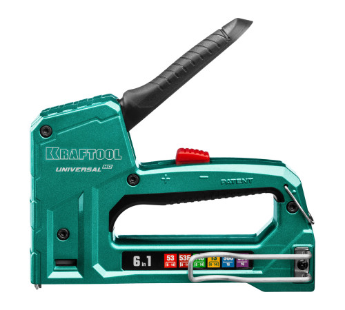 KRAFTOOL Universal-HD, 6-в-1: 53 (A/10/JT21) 23GA (6 - 14 мм)/140 (G/11/57) 20GA (8 - 14 мм)/13/53F/300/500, универсальный алюминиевый степлер (3188) купить в Сочи KRAFTOOL Universal-HD, 6-в-1: 53 (A/10/JT21) 23GA (6 - 14 мм)/140 (G/11/57) 20GA (8 - 14 мм)/13/53F/300/500, универсальный алюминиевый степлер (3188) купить в Сочи
