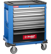 ЗУБР 730 x 475 x 910 мм, инструментальная тележка с 7 ящиками (38903-7)