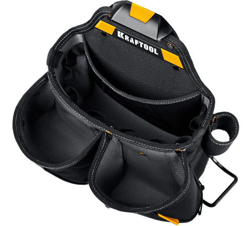 KRAFTOOL KP-15 с быстросъёмным креплением FastClip, 15 карманов и петель, 350 х 320 мм, поясная сумка (38771) купить  в Сочи