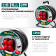 KRAFTOOL K-315, КГ, 3 x 1.5 мм2, 50 м, 3700 Вт, IP44, силовой удлинитель на стальной катушке (55085-50) купить в Сочи