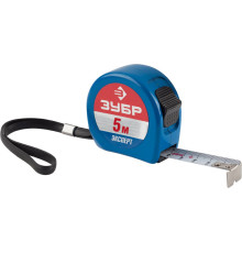 ЗУБР Alu+, 5 м х 19 мм, ударопрочная рулетка, Профессионал (34058-05-19)