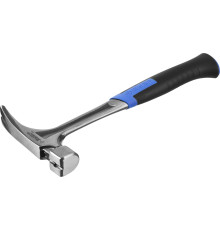 ЗУБР Профессионал 560 г, цельнокованый столярный молоток-гвоздодёр (20258-580)