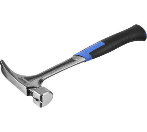 ЗУБР Профессионал 560 г, цельнокованый столярный молоток-гвоздодёр (20258-580) купить  в Сочи