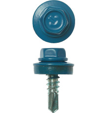 ЗУБР СКМ 5009, 19 х 5.5 мм, неб.-голуб., 500 шт, кровельный саморез (4-300315-55-019-5009)