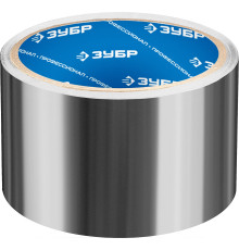 ЗУБР 50 мм, 10 м, 60 гр/м2, самоклеящаяся алюминиевая лента, Профессионал (12262-50-10)