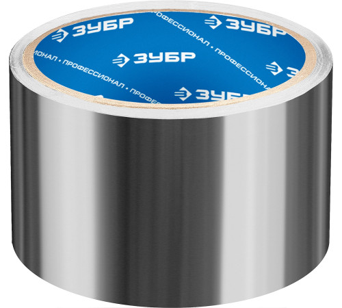 ЗУБР 50 мм, 10 м, 60 гр/м2, самоклеящаяся алюминиевая лента, Профессионал (12262-50-10) купить  в Сочи