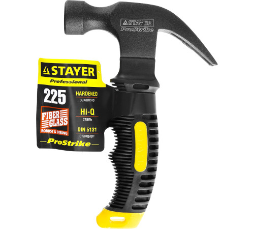 STAYER Compact, 225 г, столярный укороченный молоток-гвоздодёр, Professional (2026-225) купить в Сочи STAYER Compact, 225 г, столярный укороченный молоток-гвоздодёр, Professional (2026-225) купить в Сочи