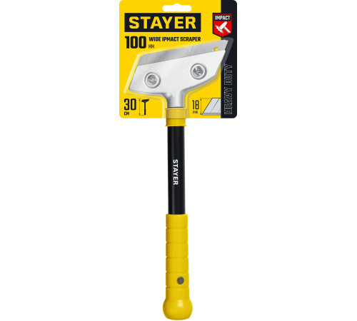 STAYER 100 мм, длина 300 мм, ударный скребок (08504) купить  в Сочи
