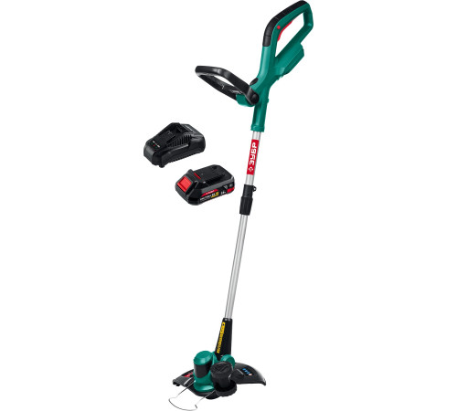 ЗУБР С1-18, 18 В, 25 см, 1 АКБ (2 А·ч), аккумуляторный триммер (ТА-185-21) купить  в Сочи