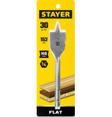 STAYER Flat, 30 x 152 мм, перовое, cверло по дереву (2950-30)