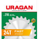 URAGAN Fast, 210 х 32/30 мм, 24Т, пильный диск по дереву (36800-210-32-24) купить в Сочи