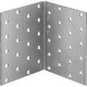 ЗУБР УКР-2.0, 100 x 80 x 80 x 2 мм, цинк, равносторонний крепежный уголок (310206-100-080) купить в Сочи