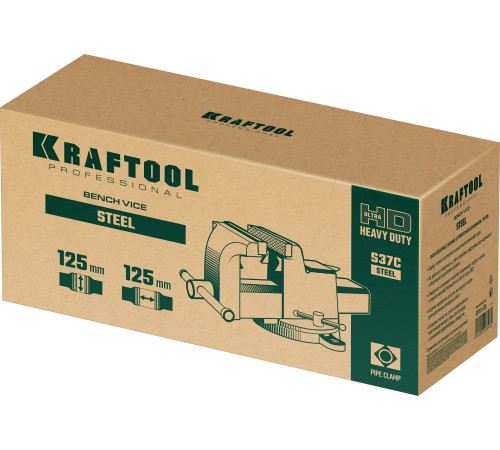 KRAFTOOL STEEL, 125 мм, стальные слесарные тиски (32701-125) купить в Сочи KRAFTOOL STEEL, 125 мм, стальные слесарные тиски (32701-125) купить в Сочи