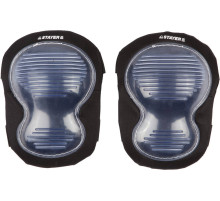 STAYER MASTER двойная пластиковая накладка, противоскользящая поверхность, наколенники защитные (11199)
