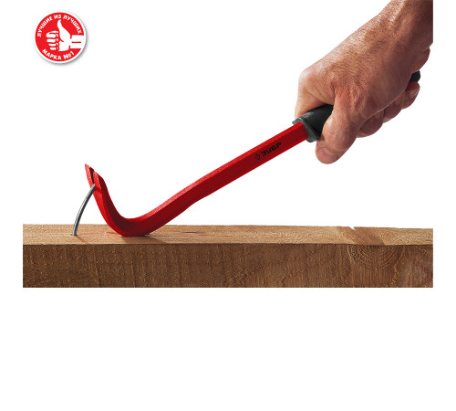 ЗУБР 320 мм, шестигранный, гвоздодер с рукояткой (21605) купить  в Сочи