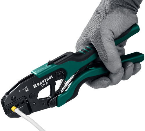 KRAFTOOL CP-2, 6 - 16 мм2, для втулочных наконечников, пресс-клещи (45461-2) купить в Сочи KRAFTOOL CP-2, 6 - 16 мм2, для втулочных наконечников, пресс-клещи (45461-2) купить в Сочи