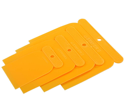 STAYER в наборе, пластиковые, 4шт: 50, 80, 100, 120 мм, поверхностные шпатели (1010-H4) купить  в Сочи