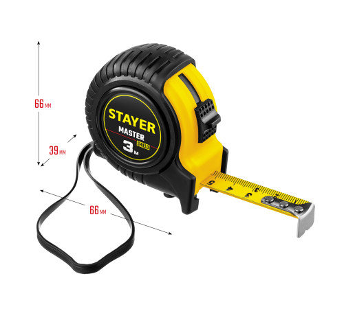 STAYER 3 м х 16 мм, рулетка (34025-03) купить в Сочи STAYER 3 м х 16 мм, рулетка (34025-03) купить в Сочи