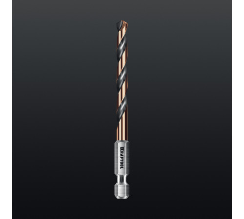 KRAFTOOL НЕХ-1/4″, 5 шт, набор сверл по металлу для винтовёртов и шуруповертов IMPACT READY (29652-H5) купить  в Сочи