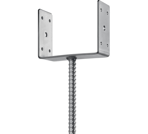 ЗУБР ОС-U, 151 x 120 x 60 мм, U-образное основание столба (310286-150) купить  в Сочи