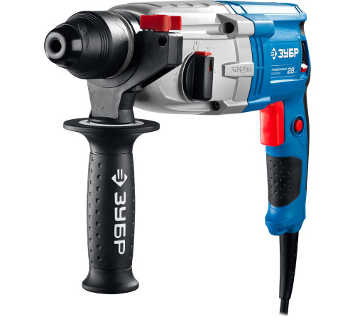 ЗУБР 28 мм, 800 Вт, перфоратор SDS Plus, Профессионал (ЗП-28-800 К) купить  в Сочи