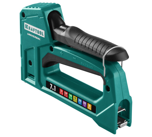KRAFTOOL Universal, 7-в-1: 53 (A/10/JT21) 23GA (6 - 14 мм)/140 (G/11/57) 20GA (8 - 14 мм)/13/53F/36/500, универсальный легкий степлер (31524) купить в Сочи KRAFTOOL Universal, 7-в-1: 53 (A/10/JT21) 23GA (6 - 14 мм)/140 (G/11/57) 20GA (8 - 14 мм)/13/53F/36/500, универсальный легкий степлер (31524) купить в Сочи