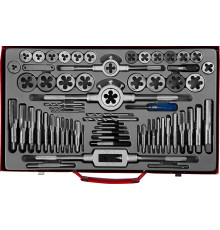 ЗУБР 65 предм., сталь 9ХС, набор метчиков и плашек (28118-H65)