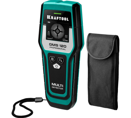 KRAFTOOL GMS-120, ЖК дисплей, универсальный детектор проводки (45298) купить  в Сочи