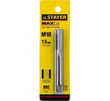 STAYER М10 х 1.5, одинарный, метчик для сквозных отверстий (28020-10-1.5)