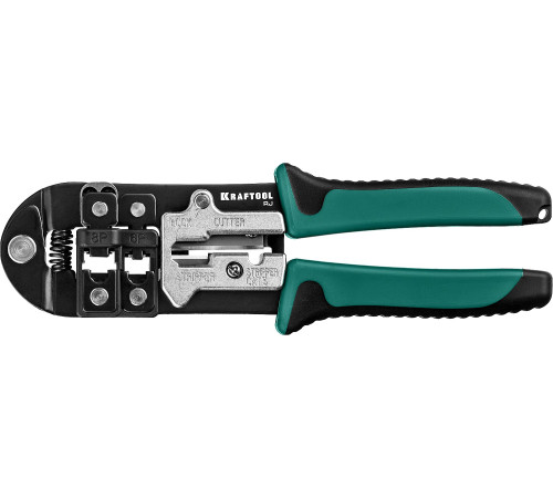 KRAFTOOL RJ, (RJ45, RJ11,RJ12), универсальный кримпер (22699) купить  в Сочи