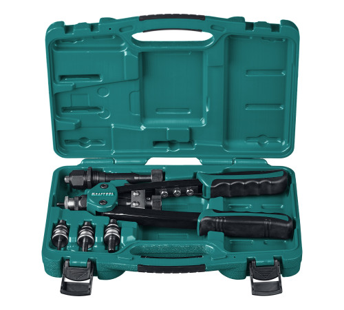KRAFTOOL Combo2-M10, 2 вида заклёпок, комбинированный двуручный заклепочник в кейсе (31181) купить в Сочи KRAFTOOL Combo2-M10, 2 вида заклёпок, комбинированный двуручный заклепочник в кейсе (31181) купить в Сочи