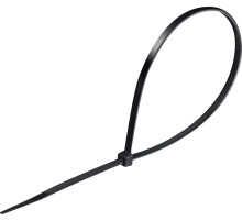 СИБИН ХС-Ч, 3.6 x 250 мм, нейлон РА66, 100 шт, черные, хомуты-стяжки (3788-36-250)