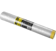 STAYER 2.4 х 15 м, 9 мкм ПВД, защитная пленка-маскер с клейкой лентой (12255-240-15)