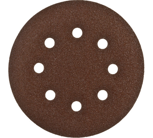 Круг шлифовальный ЗУБР ″СТАНДАРТ″ из абразивной бумаги на велкро основе, 6 отв., Р80, 150мм, 5шт купить  в Сочи