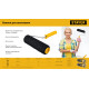 STAYER PUTTY 80 мм, 240 мм, 8 мм ручка, валик для шпатлевки, PROFESSIONAL (03642-24) купить в Сочи