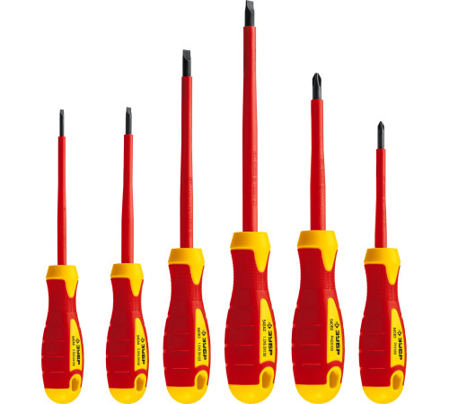 ЗУБР 12 предм., набор диэлектрического губцевого инструмента, Профессионал (2214-H12) купить  в Сочи