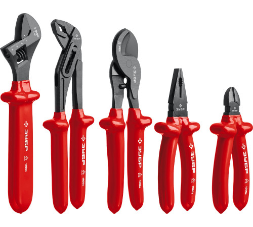 ЗУБР 12 предм., набор диэлектрического губцевого инструмента, Профессионал (2214-H12) купить  в Сочи