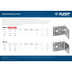 ЗУБР УНКУ-2.0, 90 x 100 x 100 x 2 мм, усиленный нержавеющий крепежный уголок, Профессионал (310516-90) купить  в Сочи