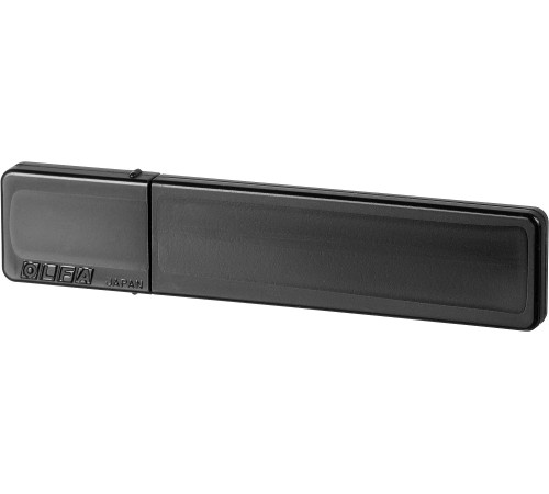 OLFA 25 мм, 5 шт, в пластиковом кейсе + блистер, черные сегментированные лезвия, особо острые, EXCEL BLACK (OL-HBB-5B) купить  в Сочи