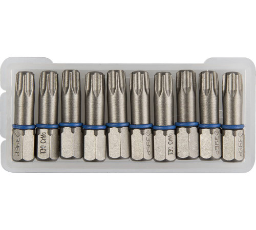 ЗУБР TX 30, 25 мм, 10 шт, торсионные биты (26015-30-25-10) купить  в Сочи