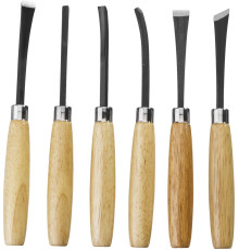 STAYER MaxCut 6 предм, набор фигурных стамесок-резцов по дереву (1832-H6)