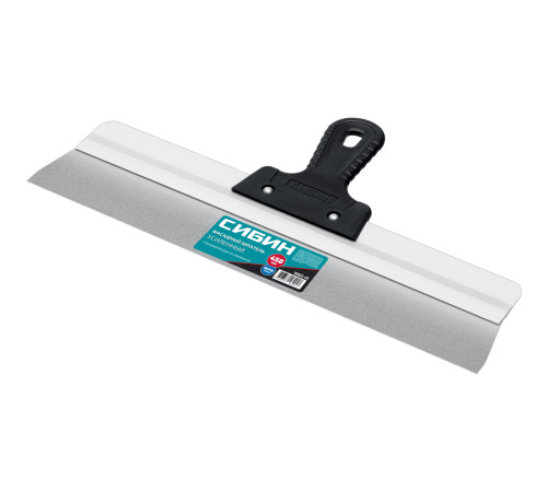 СИБИН 450 мм, усиленный фасадный нержавеющий шпатель, алюминиевая направляющая, 1к ручка (10083-45) купить  в Сочи