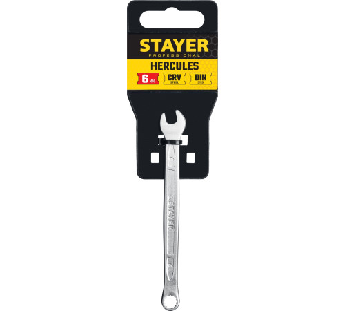 STAYER HERCULES, 6 мм, комбинированный гаечный ключ, Professional (27081-06) купить  в Сочи
