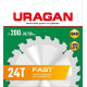 URAGAN Fast, 200 х 32/30 мм, 24Т, пильный диск по дереву (36800-200-32-24) купить в Сочи