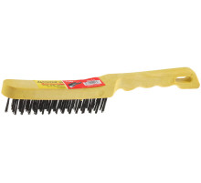 STAYER 3 ряда, пластмассовая рукоятка, стальная, щетка проволочная (35015-3) STAYER 3 ряда, пластмассовая рукоятка, стальная, щетка проволочная (35015-3)