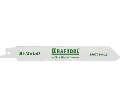 KRAFTOOL S922VF, по дереву и металлу, Bi-Met, шаг 1.8-2.5 мм, 130 мм, полотно для сабельной пилы (159705-U-13) купить в Сочи KRAFTOOL S922VF, по дереву и металлу, Bi-Met, шаг 1.8-2.5 мм, 130 мм, полотно для сабельной пилы (159705-U-13) купить в Сочи