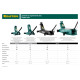 KRAFTOOL UNIVERSAL, 3.5 т, 95 - 552 мм, для СТО, универсальный подкатной домкрат (43454-3.5) купить в Сочи