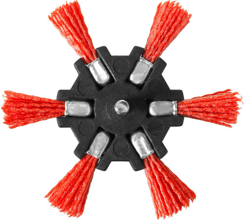 ЗУБР 100 мм, нейлоновая проволока, щетка дисковая для дрели, Профессионал (35163-100) купить  в Сочи